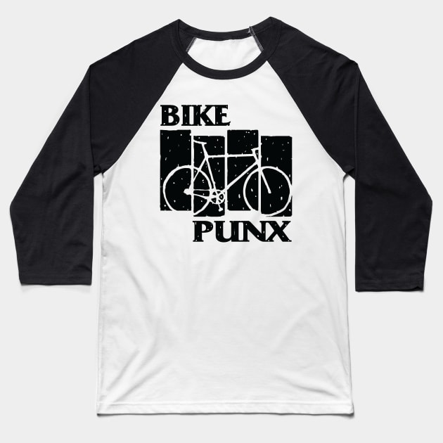 Bike Punk Baseball T-Shirt by pontosix